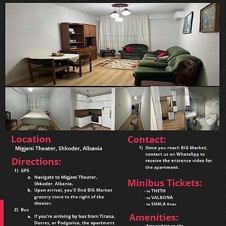 שקודר Sala Apartment מראה חיצוני תמונה